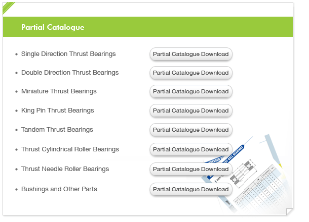 Partial Bearings Catalogue