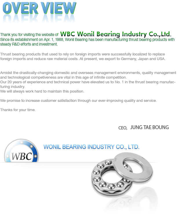 Thrust Ball Bearings
