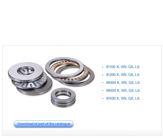 Cylindrical Roller Thrust Bearings